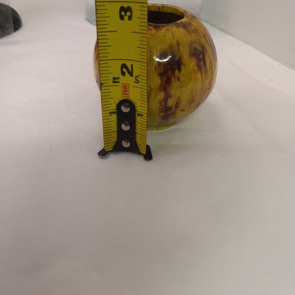 Mgt Miniature Dripping Glaze Vase Hand-Painted Porcelain Vintage Collectible - Picture 3 of 7